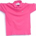 Fuchsia polo shirt for children with the logo of the Park