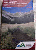 Carta escursionistica foglio est Parco Nazionale dell'Appennino tosco-emiliano 2a edizione - scala 1:25.000