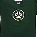 Green T-Shirt with the Wolf Track