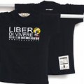 T-Shirt femme (noir) collection "Libero di vivere"