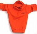 Sweat-shirt orange avec capuche (adulte)