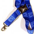 Porte-badge bleu dÃ©tachable