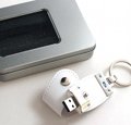 Clef USB 4Go - Porte-clefs personnalisÃ© du Parco Nazionale del Gran Sasso e Monti della Laga (couleur : blanc)