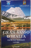Gran Sasso D'italia - Carta Dei Sentieri 1:25.000 (Wanderwegekarte)