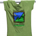 T-Shirt donna col. verde mela del Parco Nazionale dei Monti Sibillini