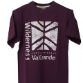 Burgunderrotes T-Shirt aus Fairtrade-Baumwolle Parco Nazionale Val Grande