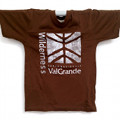 T-shirt E-cotton marrone Parco Nazionale Val Grande