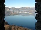 Riserva Torre Buccione - Le lac d'Orta vu d'une meurtrière