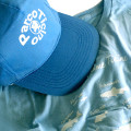 Offerta promozionale - maglietta "Pesci del fiume Ticino" + cappellino "Parco Ticino" azzurro