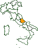 Carte de localisation en Italie