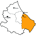 Provinz Chieti Karte