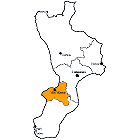 Provinz Vibo Valentia Karte