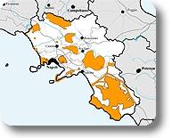 Interactive map Campania