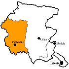 Pordenone Province map