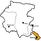Trieste Province map