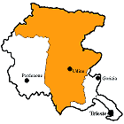 Udine Province map