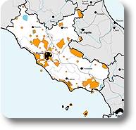 Interactive map Lazio