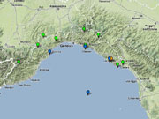 Mappa interattiva Liguria