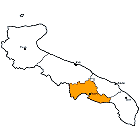 Taranto Province map