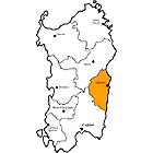 Karte Provinz Ogliastra