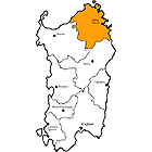 Karte Provinz Olbia-Tempio
