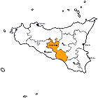 Caltanissetta Province map