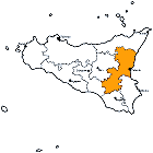 Catania Province map