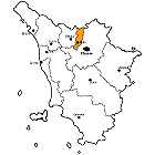 Provinz Prato Karte