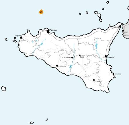 Mappa di Ustica