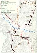 Cartina Sentiero dei Briganti