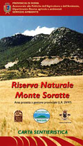 Carta sentieristica della Riserva Naturale Monte Soratte