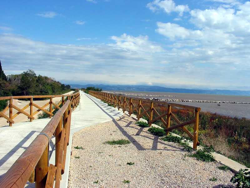 The cycling route of the FVG 2 seafront