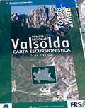 Carta escursionistica della Foresta Regionale Valsolda (CO)