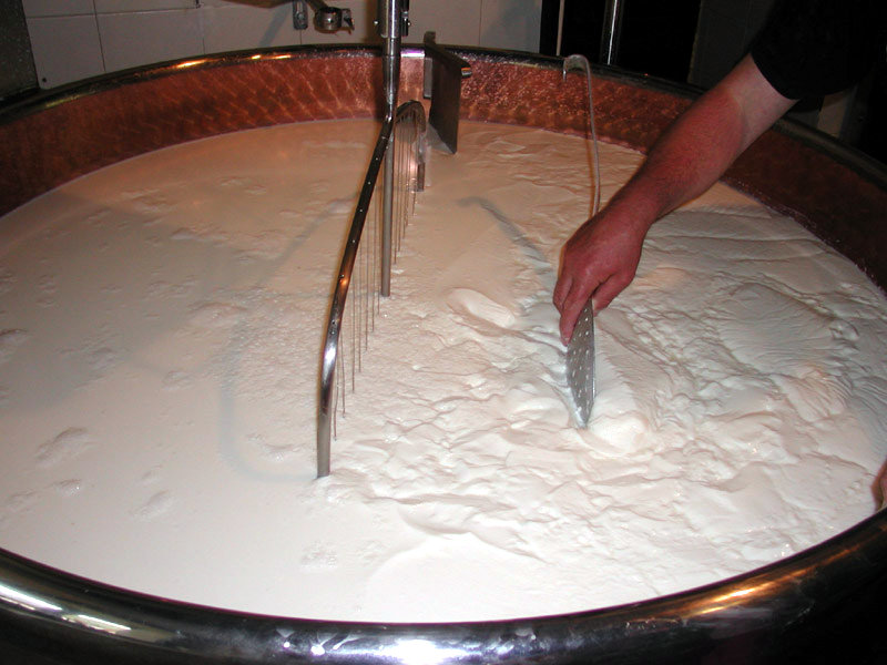 Malga Vette Grandi - Käseherstellung