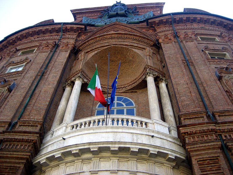 The balcony of the hall of Camera dei Deputati