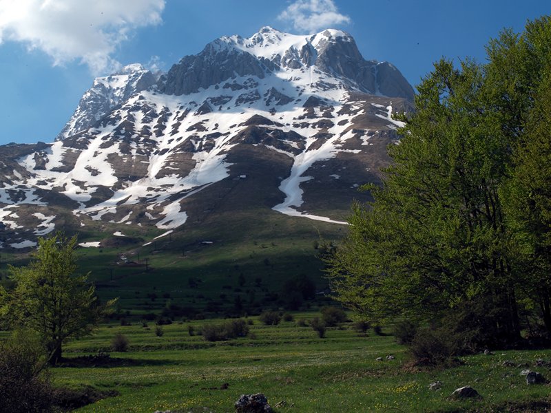 From Prato Selva to the Mountain Hut del Monte