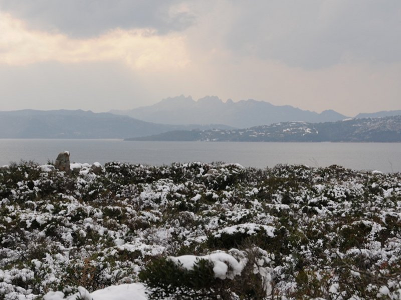 Snow at La Maddalena