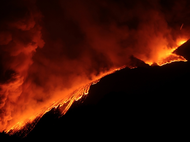 Etna activity of 1.4.2012
