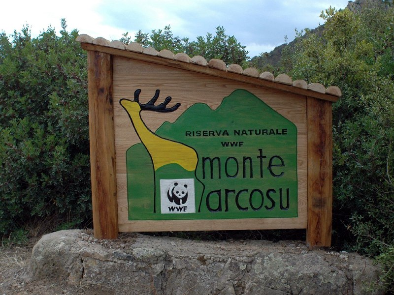 Ingresso all'Oasi WWF Monte Arcosu