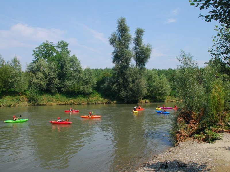 Canoe course in Villafranca sul Po