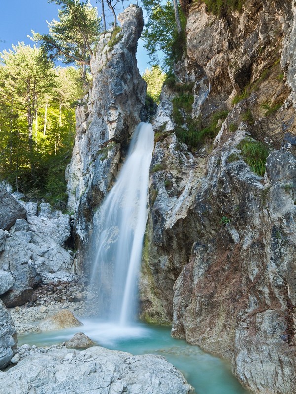 Incredibili cascate della Riserva della Val Alba