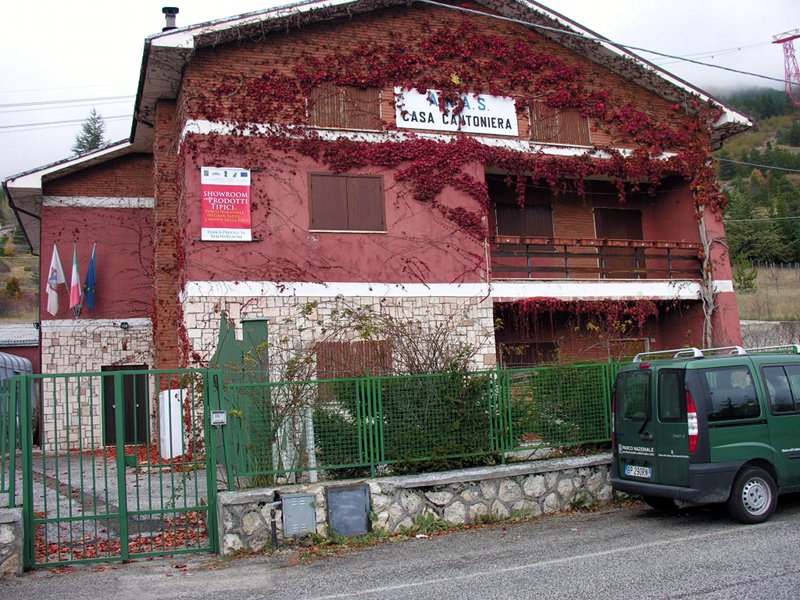 Visitor Center and Show Room of the typical products from Fonte Cerreto di Assergi (AQ)