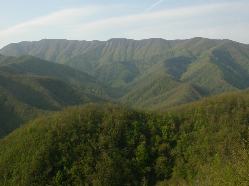 Ridge between Tuscany and Romagna