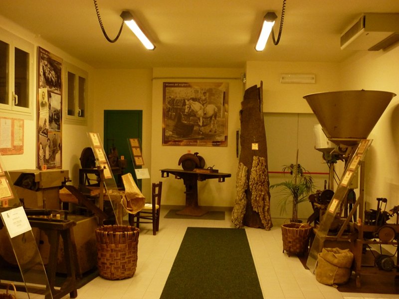 Ausstellungsraum Korkmuseum Cervarezza - Detail
