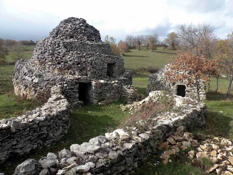 Stone huts of Giumentina Valley
