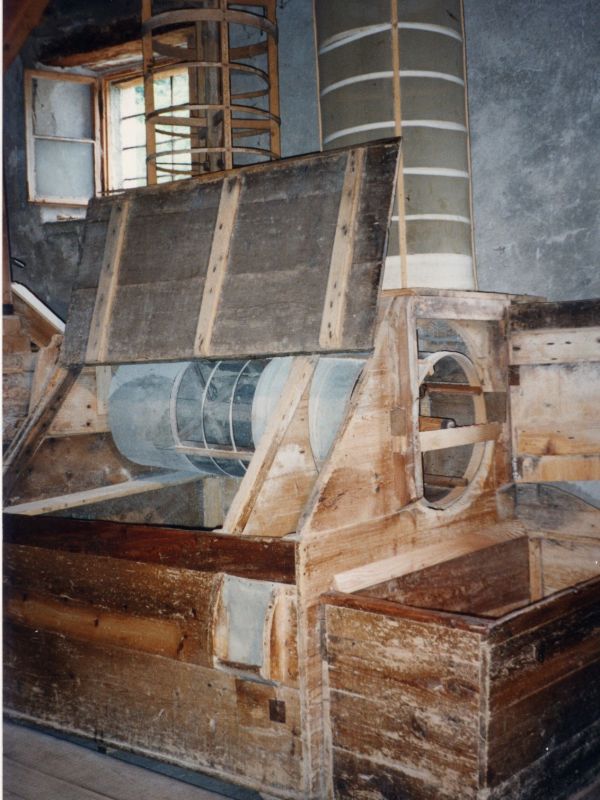Part of flour abbulation, interior of the Zeni mill