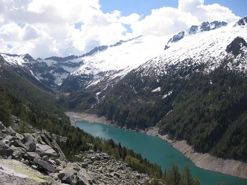 Laghi del Corno della Vecchia (2334 m.) da la Rasega in Val Saviore (1174 m.)