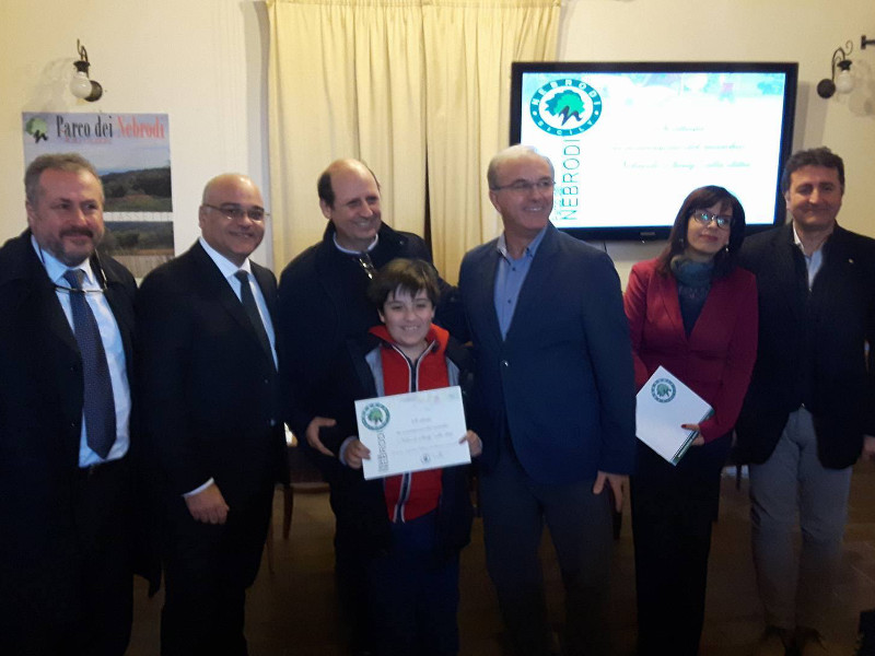 Landwirtschaftsbetrieb Paparoni - nimmt Marke ''Nebrodi Sicily'' entgegen