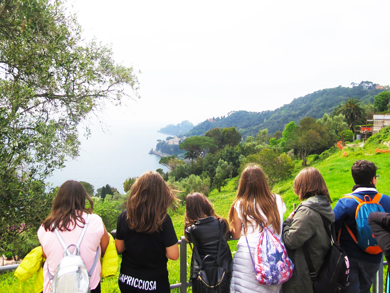 Scuola in visita al Parco di Portofino