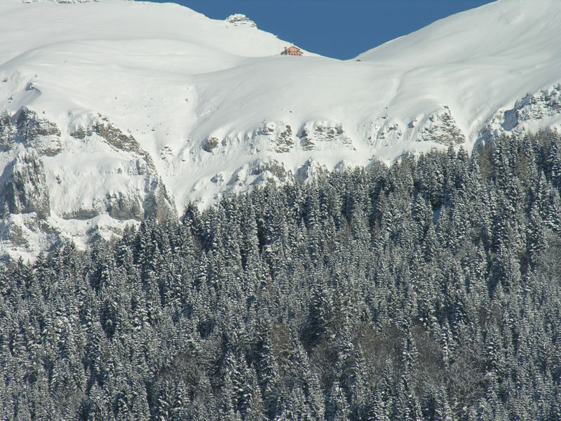 (419)Berghütte Dal Piaz von Croce d'Aune aus